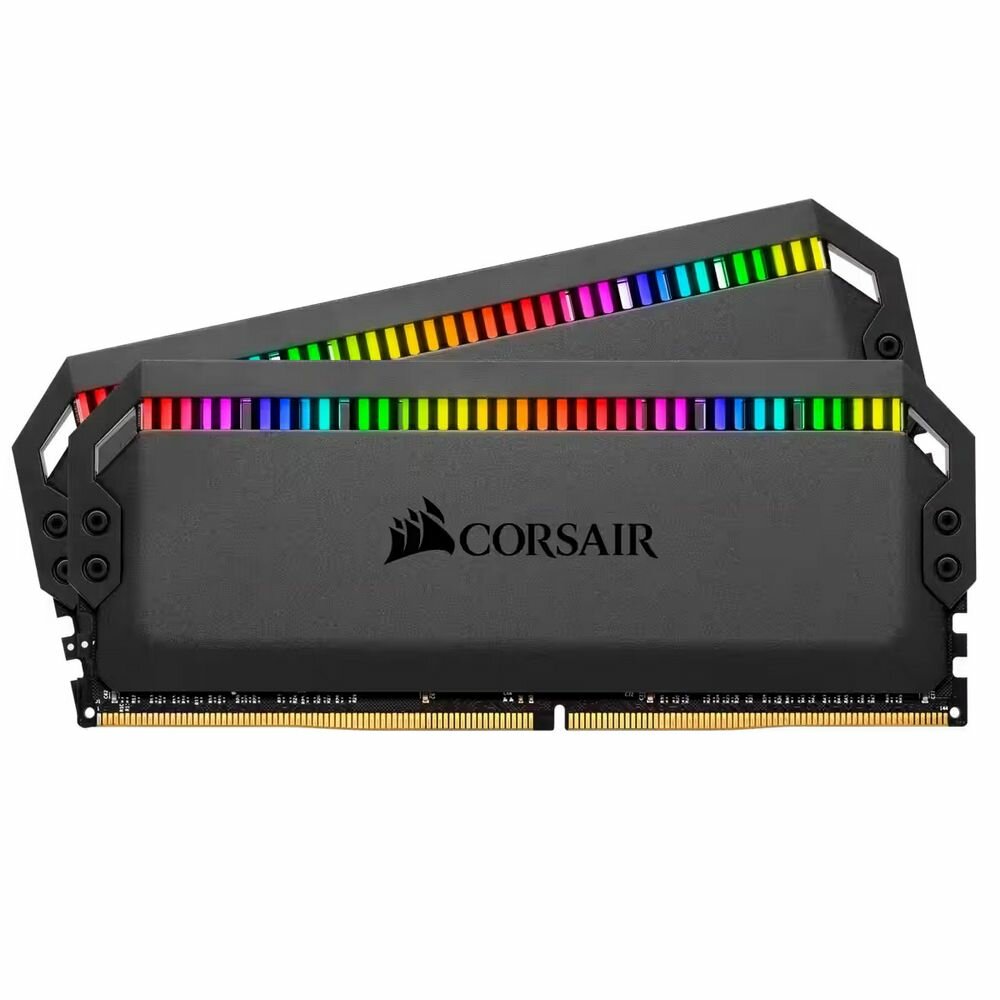 Модуль памяти Corsair DOMINATOR PLATINUM RGB CMT16GX4M2C3600C18 DDR4 DIMM (Kit of 2x8GB) Unbuffered, 18-19-19-39,