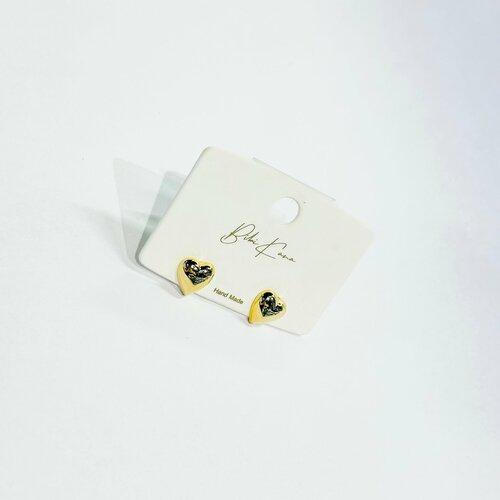 Серьги пусеты , размер 7 мм, золотой