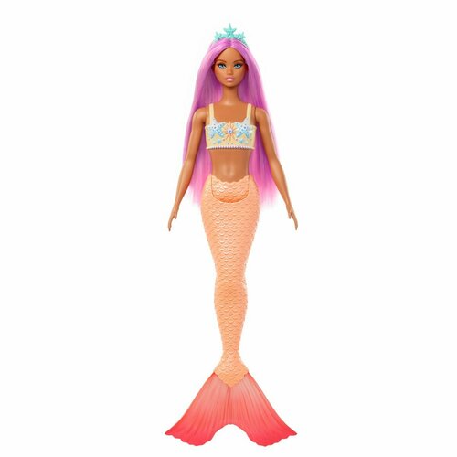 Кукла Барби Русалочка с фиолетовыми волосами, Barbie Dreamtopia Mermaid Doll with Purple Hair кукла barbie dreamtopia русалочка
