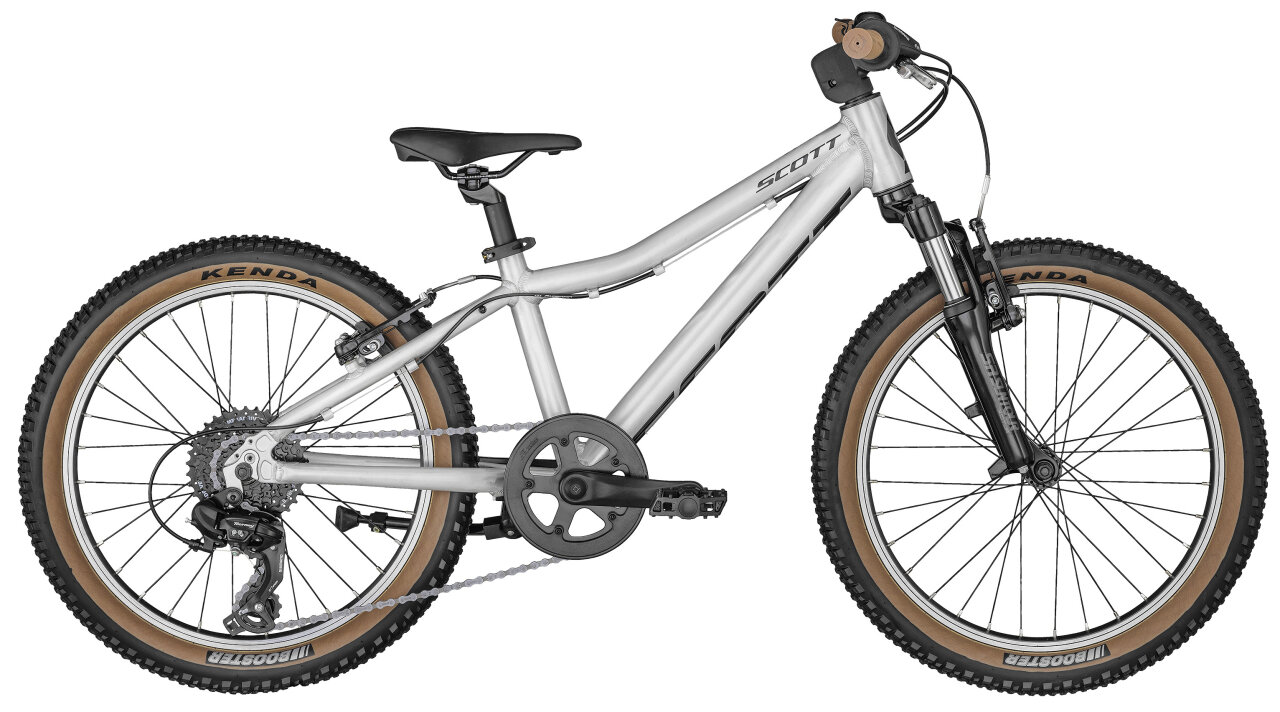Детский велосипед Scott Scale 20 (2023) 20 Серебристо-черный (118-135 см)