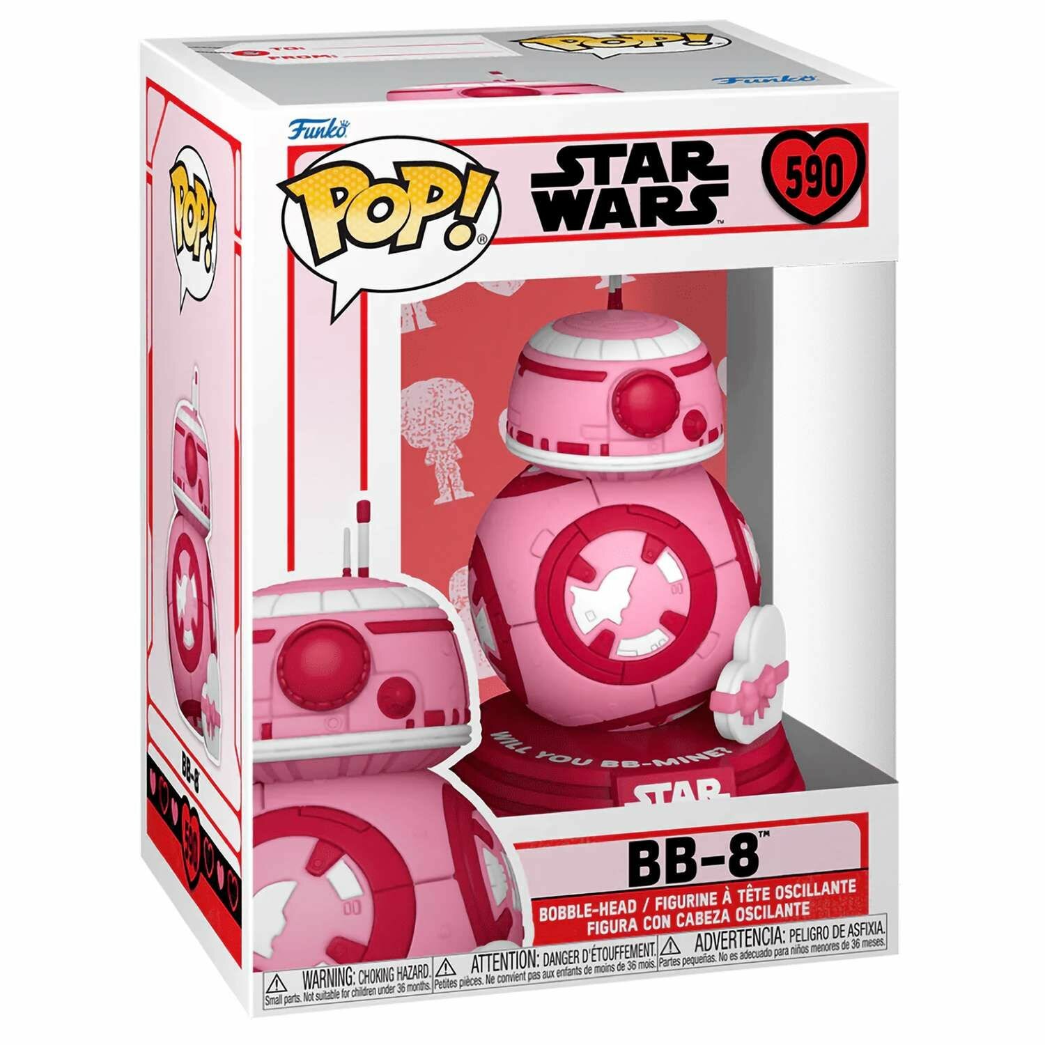 Фигурка Funko POP! Bobble Star Wars Valentines BB-8 (590) 67611