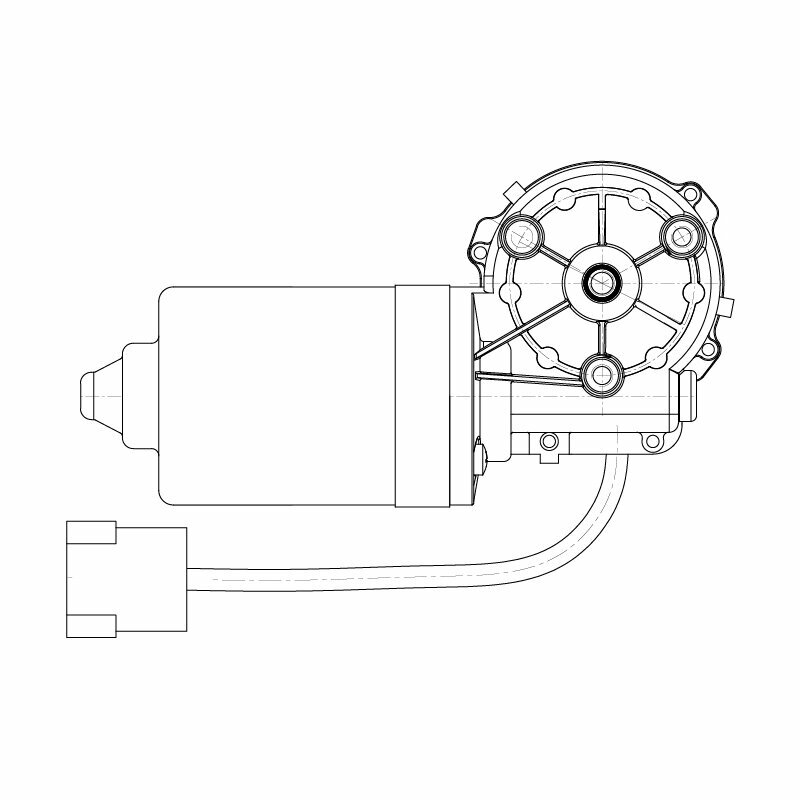 Моторедуктор стеклоочистителя для автомобилей Mercedes-Benz Sprinter (96-)/VAG LT (96-) (передний) VWF 1503 StartVolt
