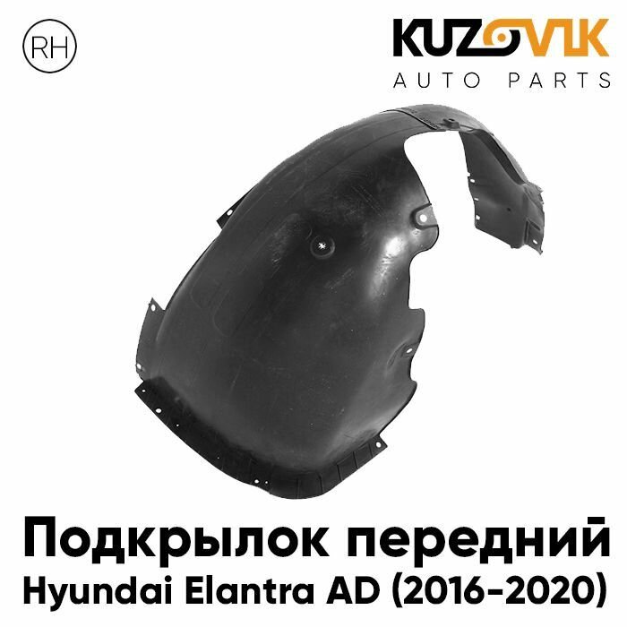 Подкрылок передний для Хендай Элантра Hyundai Elantra AD (2016-2020) правый