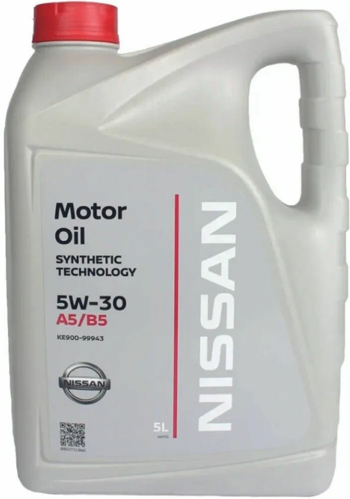 Моторное масло NISSAN 5W-30 A5/B5 5л