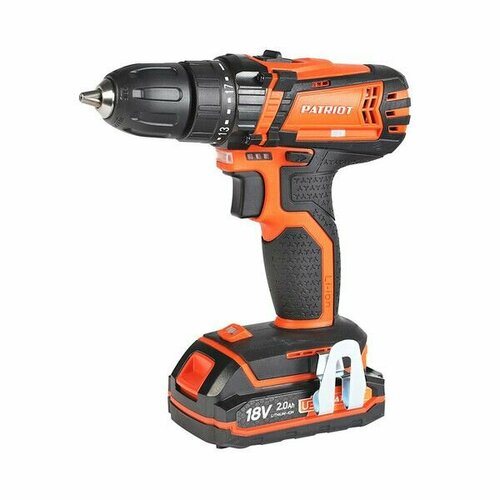 Дрель-шуруповерт аккумуляторная Patriot BR 181UES 180201481 18В 2Ач Li-Ion 2 АКБ и ЗУ 24295₽