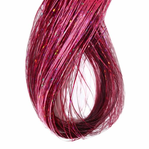 Прядь для волос блестящая, 40 см