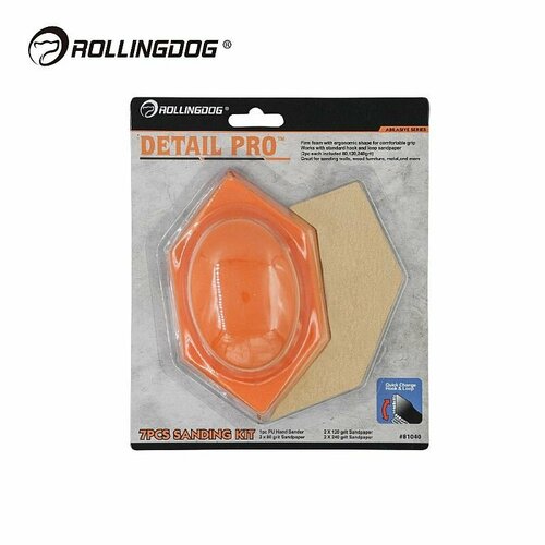 Набор для ручной шлифовки Rollingdog 2 7 предметов 1059₽