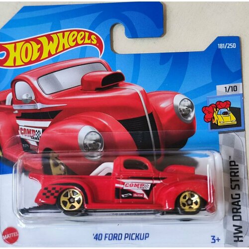 Hot Wheels Машинка базовой коллекции `40 FORD PICKUP красная 5785/HCX61