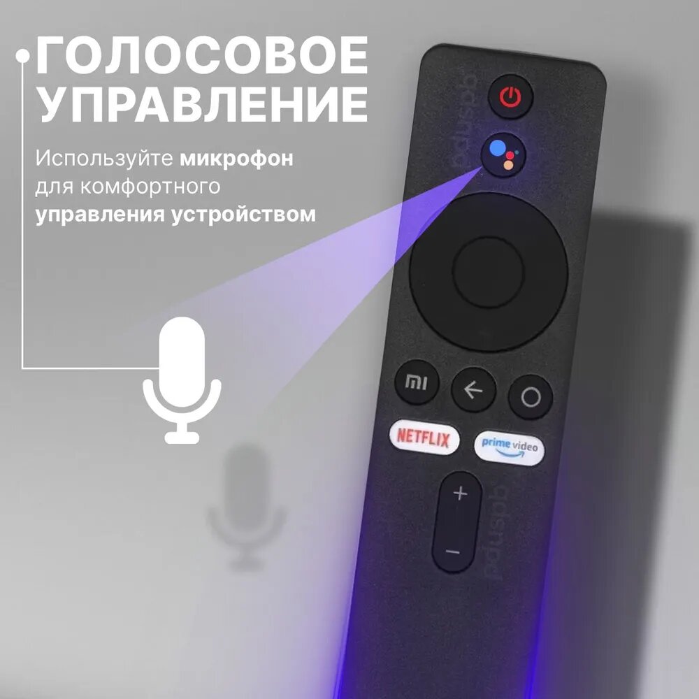 Голосовой пульт для Xiaomi Mi TV 4S, P1, Box, Stick для телевизора и приставки Ксиоми / XMRM-00A