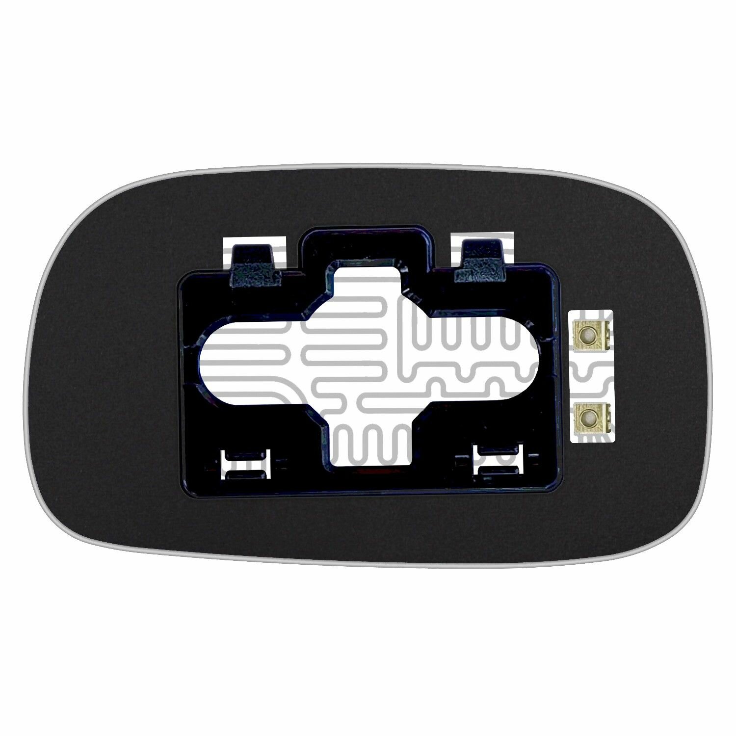 фото Зеркальный элемент для TOYOTA Mark II (96-01) сфера нейтральный c обогревом правая сторона