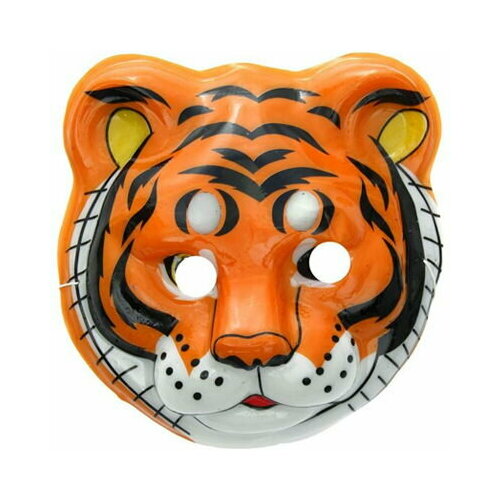 Маска Тигр пластиковая маска тигр пвх