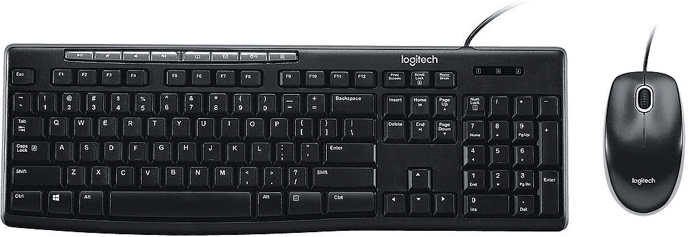 Logitech Комплект проводной Logitech MK121P (клавиатура+мышь) M-U0026 / YU0036 С кириллицей