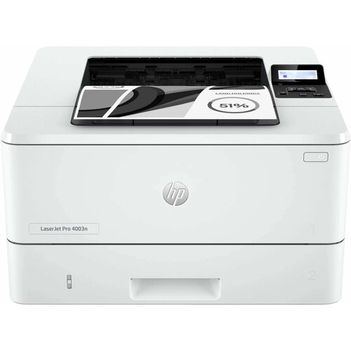 HP Принтер лазерный HP LaserJet Pro 4003N 2Z611A A4 белый 2Z611A 3508000₽