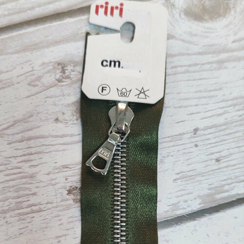 Молния RIRI металл сатин никель ME4 NI Flach GT SA12282718см -1шт 754₽