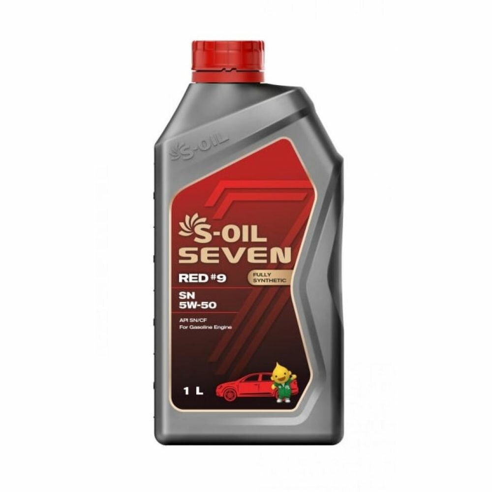 Моторное масло S-OIL SEVEN RED #9 SN 5W-50, 1л