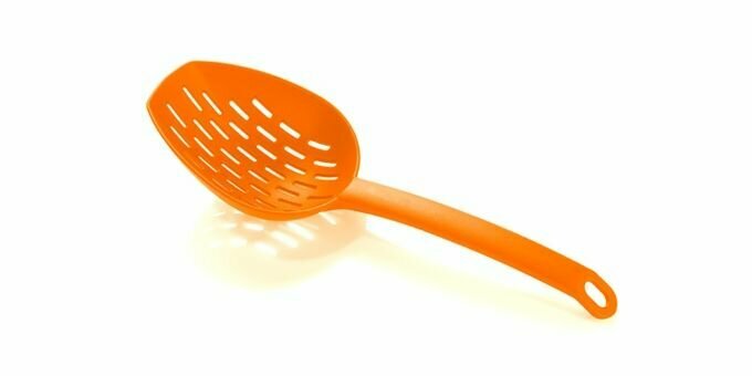 Ложка-дуршлаг Tescoma SPACE TONE, длина 33 см, для антипригарных покрытий — фото 1