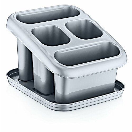 Органайзер для вещей - сушилка для столовых приборов HobbyLife с поддоном 4 отсека 612₽