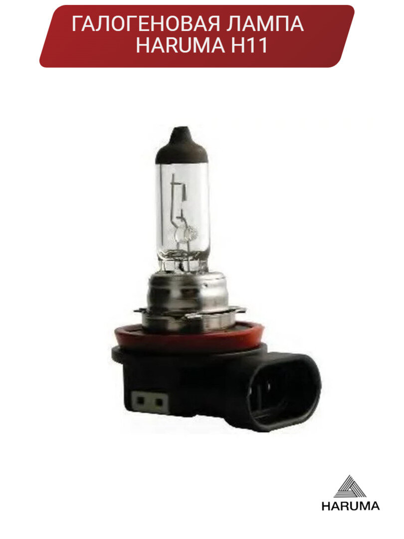 фото Галогеновая лампа H11/55W/ PGJ19-2/12V/лампа галогеновая автомобильная