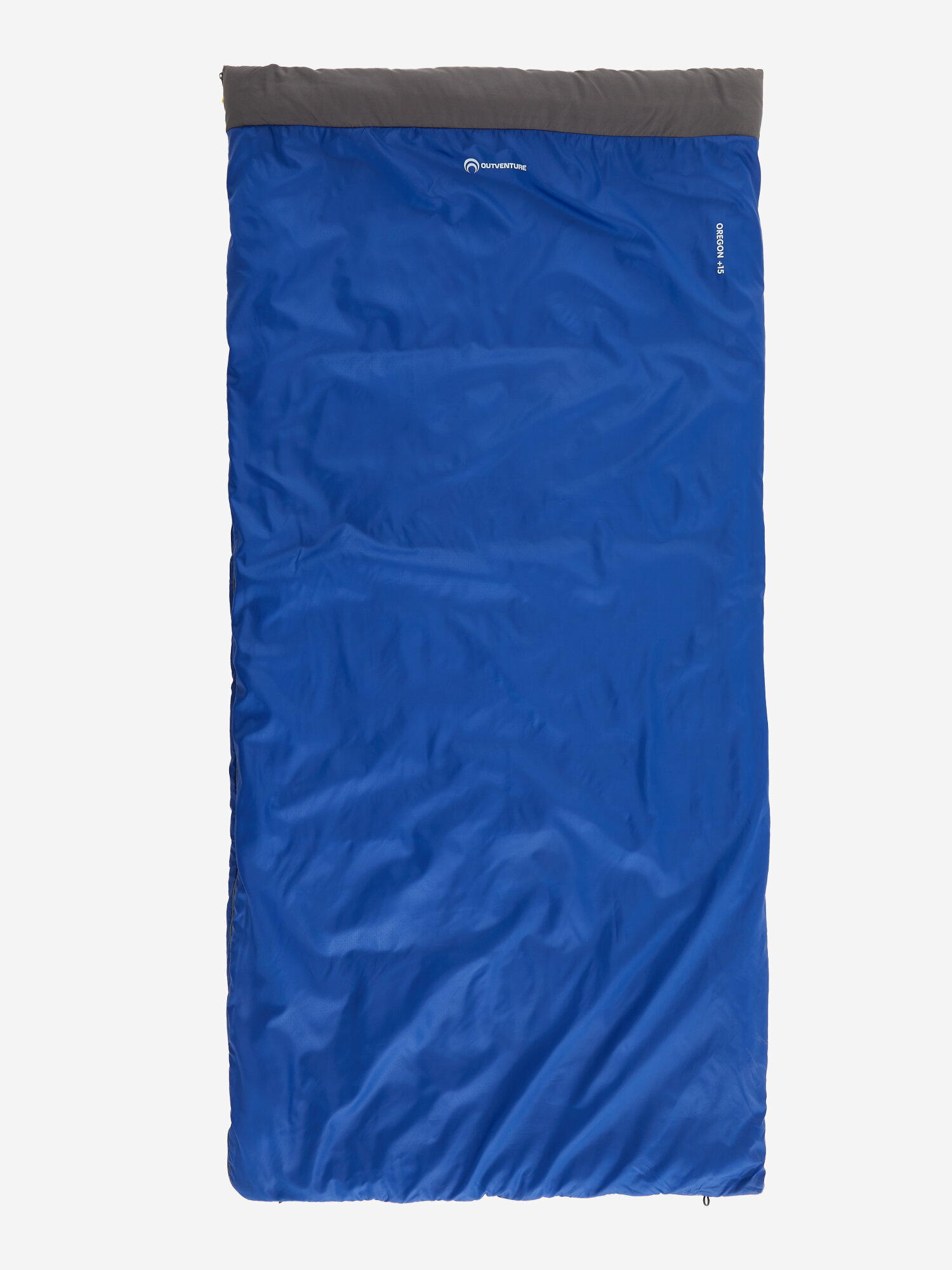 Спальный мешок Outventure Oregon +15 Синий; RUS: 180-200, Ориг: one size
