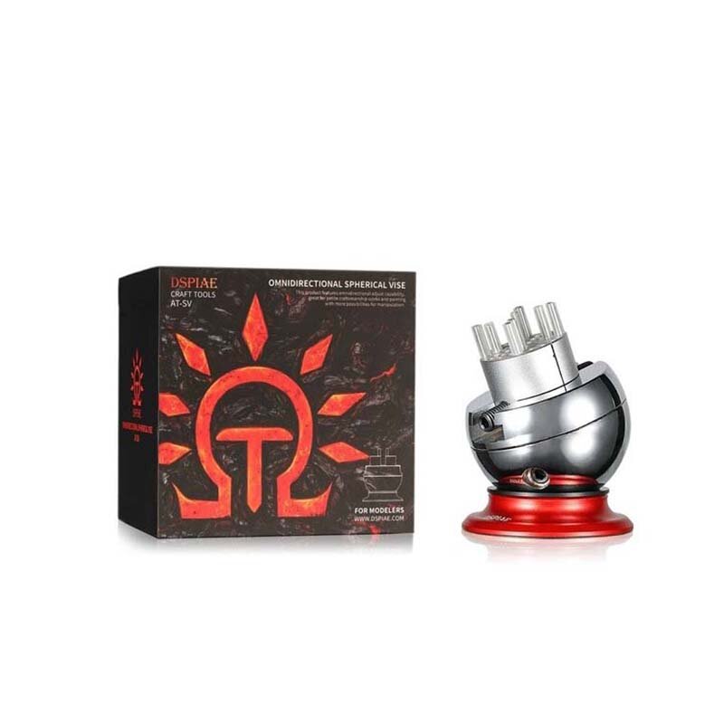 фото Многовекторные сферические тиски "Бомба", ширина губок 40 мм, Dspiae (Китай)