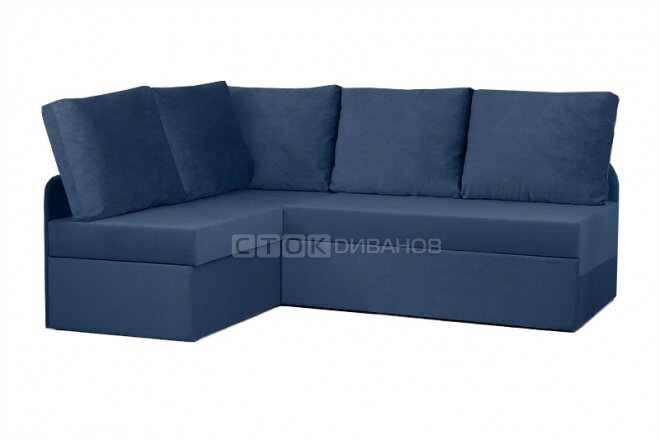 фото Угловой диван Модус, расцветка Midnight, механизм дельфин