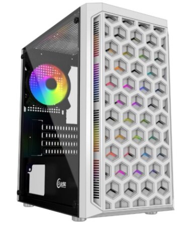 Корпус PowerCase Mistral Micro CMIMTW-L3, Mini-Tower, без БП, RGB-подсветка