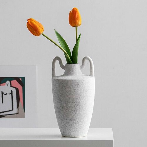 Ваза для цветов Ваза с ручками Керамическая ваза для цветов