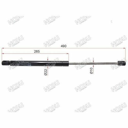 IPSAIP_HSGS0004 Амортизатор крышки багажника RENAULT KAPTUR 16- 2088₽