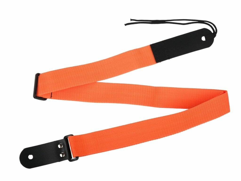 Ремень для гитары или укулеле, оранжевый — фото 1