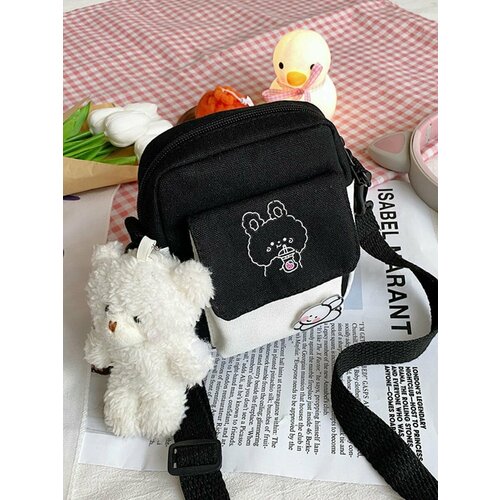 Сумка мессенджер Bertoldi черный белый 790₽