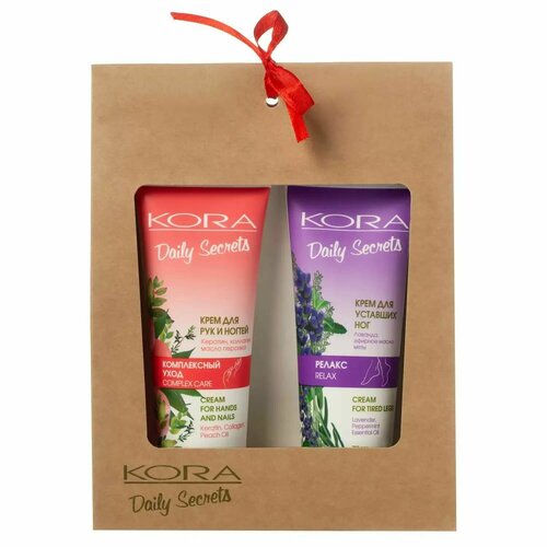 Кора Подарочный набор Комплексный уход для рук и ног 433₽