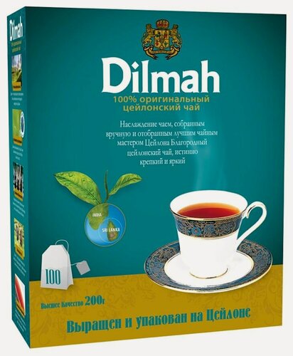 Изображение товара Dilmah чай черный 100 пакетиков