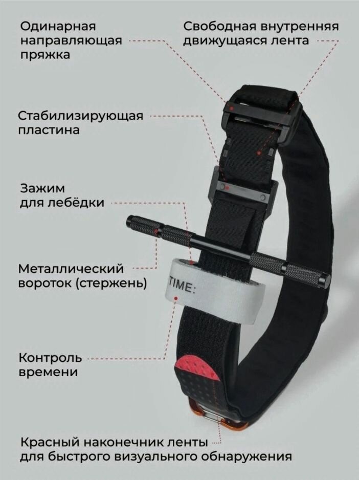Изображение Жгут кровоостанавливающий турникет комплект 5 шт.