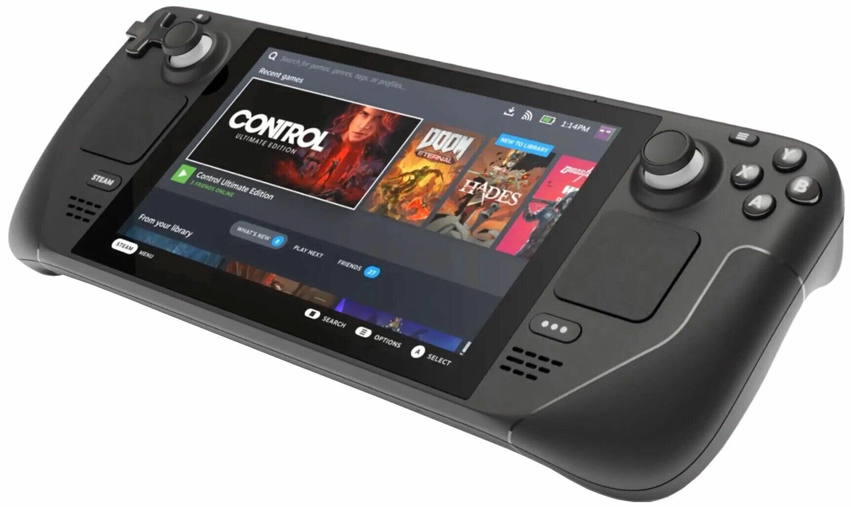 Игровая портативная консоль Valve Steam Deck OLED 1Tb Black (Черный)