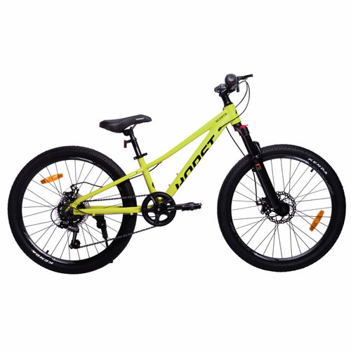 Велосипед подростковый HORST Scarto 24 рама 105 2024 года зелено-черный 30400₽