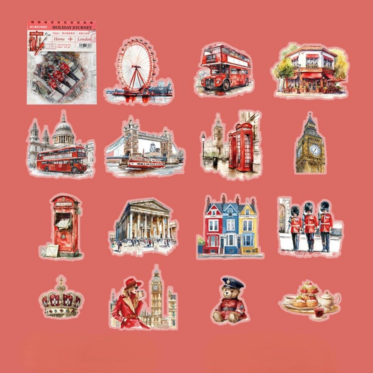 Наклейки для скрапбукинга Англия/ Voropaeva11