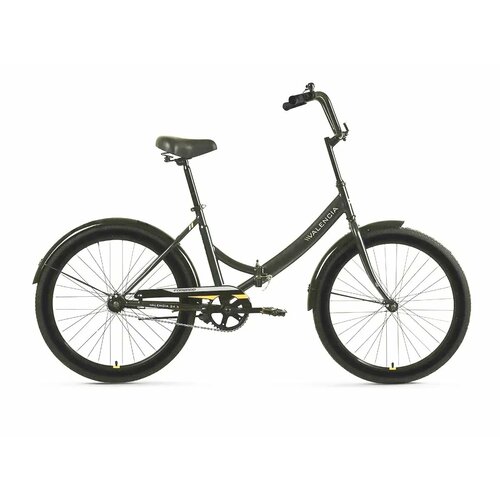 Велосипед FORWARD VALENCIA 24 X 24 1 ск рост 16 2024 черный-матзолотистый 20940₽