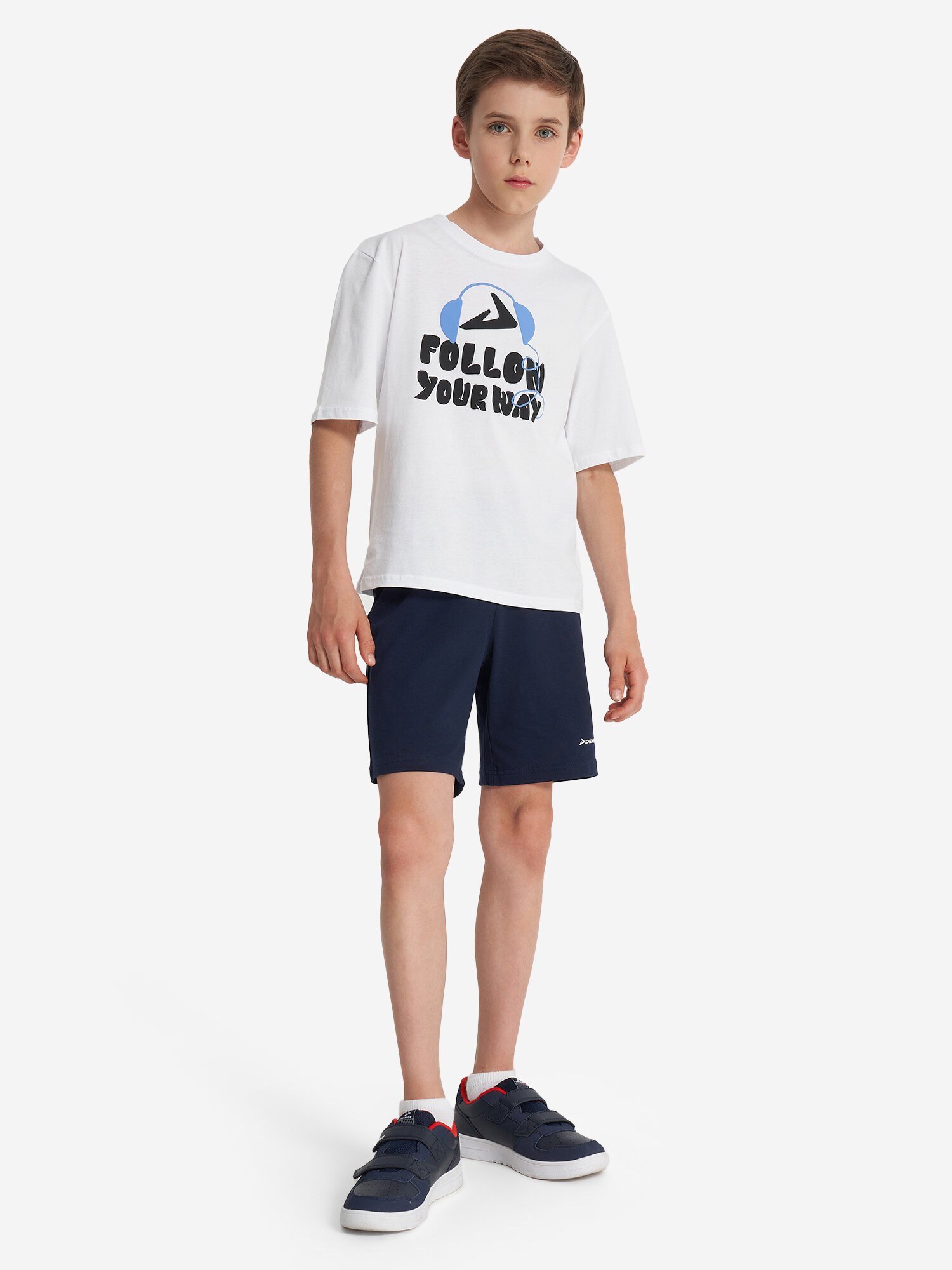 Шорты Demix, размер 122-128, темно-синий — фото 1