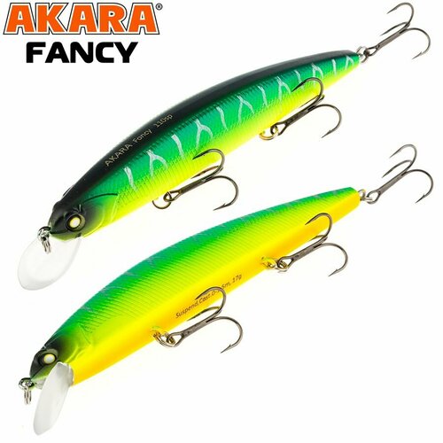 Рыболовная приманка на щуку Воблер Akara Fancy 110SP 110мм. 17г. №A139