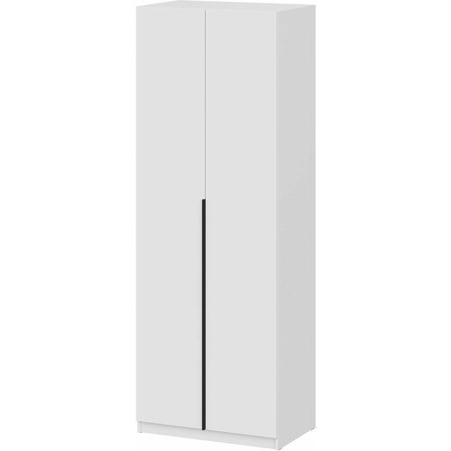 Шкаф для одежды распашной с прихожую, спальню Mio Tesoro ШК 5 800 2-х створчатый, белый текстурный