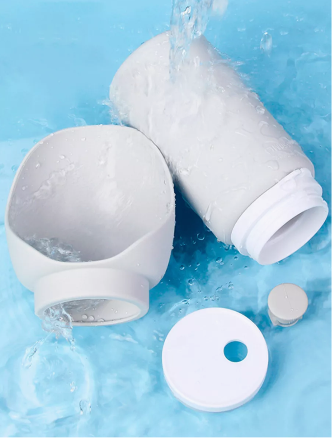 Дорожные Поилки Для Животных Xiaomi Поилка - трансформер дорожная непроливаемая для собак и кошек 550 мл