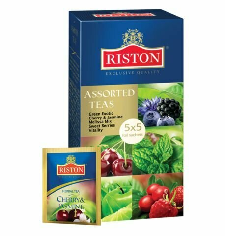 Riston Чай травяной Assorted Teas, ассорти, 25 пакетиков по 2 г
