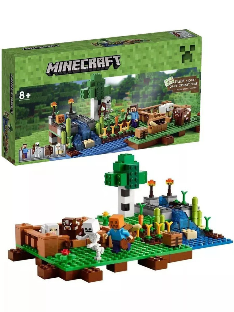 Конструткор Майнкрафт Minecraft My World 10175 Ферма / совместим с лего / детский