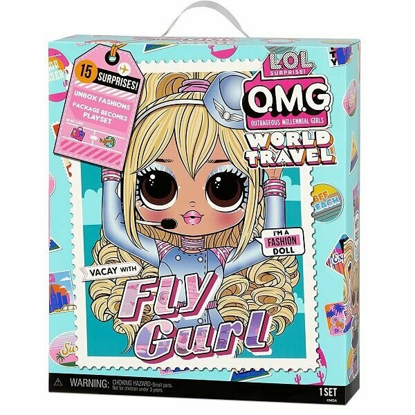 Кукла L.O.L. O.M.G. World Travel Fly Gurl, 25 см, 579168