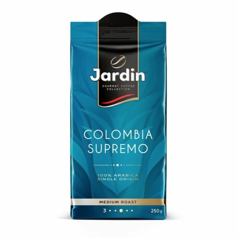 Кофе молотый Jardin Columbia Supremo 100% арабика, 250 гр.