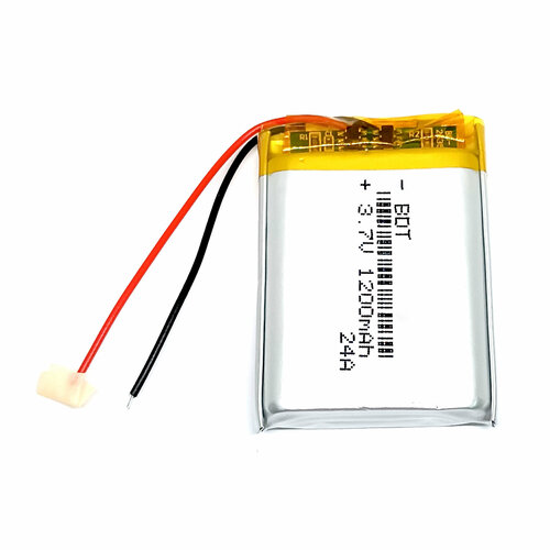 Аккумулятор универсальный 803040p 37v Li-Pol 1200 mAh 8x30x40 мм 60200₽