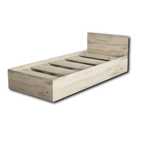 Кровать Норд сп м90х200 настил ДСП Дуб крафт серый 8699₽