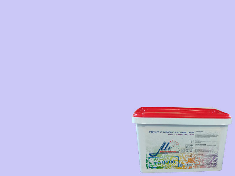 Грунт ВД АК тонирующий с Мелкозернистым наполнителем Мраморикс  нано под ДП  Сирень  2 5кг