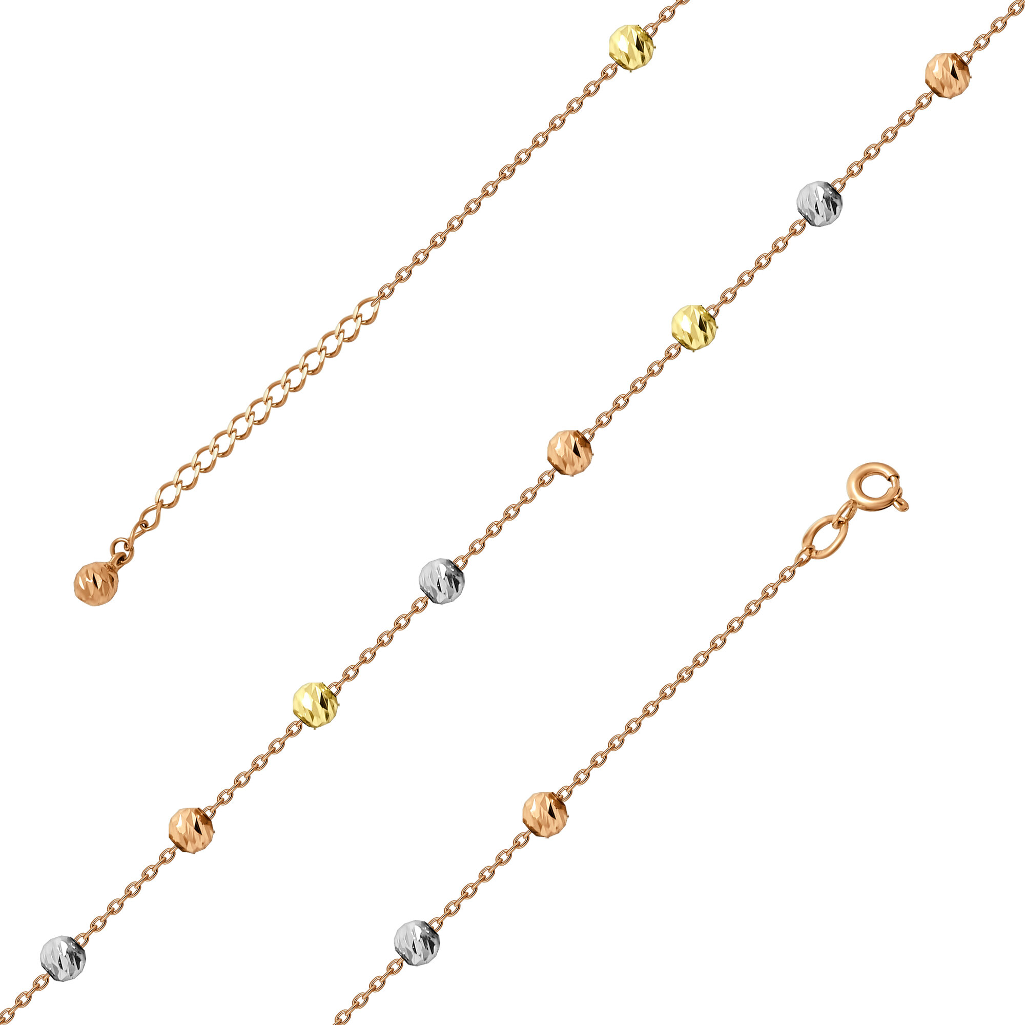 Браслет Яхонт, золото, 585 проба