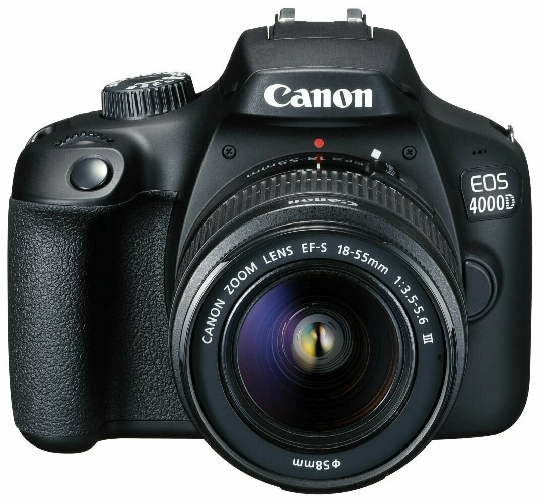 Фотоаппарат Canon EOS 4000D Kit EF-S 18-55mm f/3.5-5.6 DC III черный